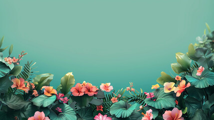 Flowers and plants, realistic, high quality, photo, 8k, simple background --ar 16:9 --stylize 750