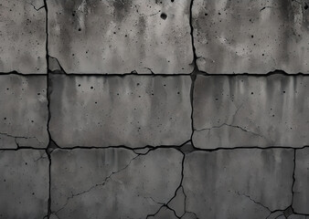 Grunge metal wall texture background, suitable for Halloween theme background, old cracks in cement, dusty old film effect texture, horror concrete imitation facade wall, generative AI