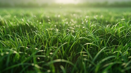 Background image of lush grass field