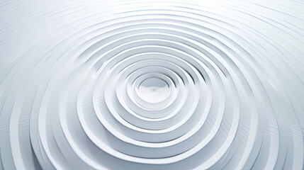 circular sound waves against a plain white background