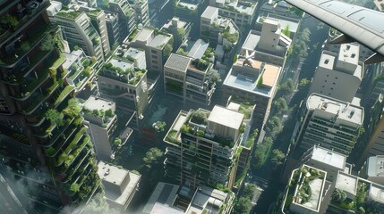 AI Generated Sustainable Architecture: City of Tomorrow