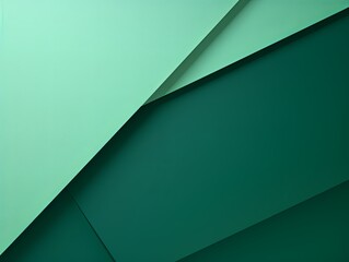 Green abstract color paper geometry composition background with blank copy space for design geometric pattern 