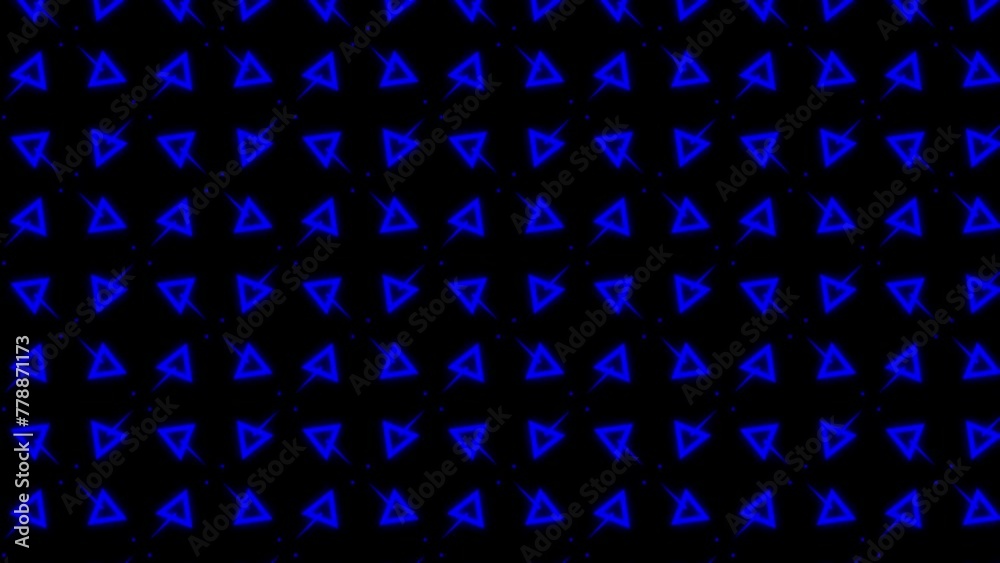 Wall mural pattern animation background loop, footage abstract element for motion graphic, on background seamle