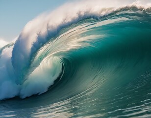 Majestic Ocean Wave - obrazy, fototapety, plakaty