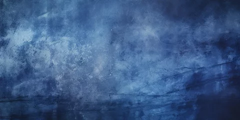 Fotobehang Indigo dust and scratches design. Aged photo editor layer grunge abstract background © GalleryGlider