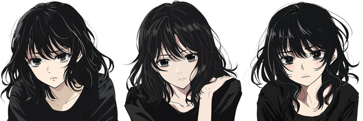 Anime girl. Anime character. 