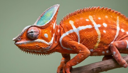 A-Chameleon-With-Its-Skin-Transitioning-Between-Sh-Upscaled_11 - obrazy, fototapety, plakaty