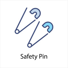 Safety Pin icon - obrazy, fototapety, plakaty