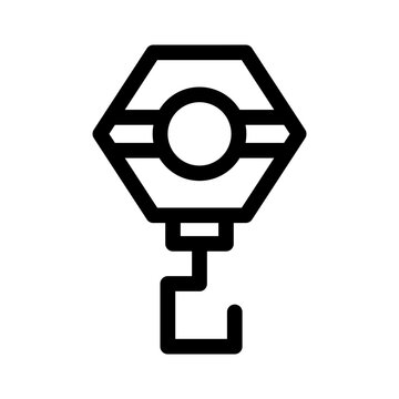 recommend clip art: crane hook icon or logo isolated sign symbol vector illustration - high quality black style vector icons