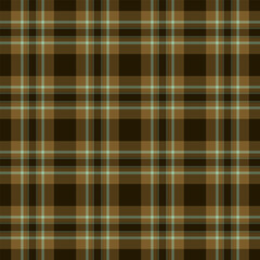 Fabric background seamless of vector plaid texture with a check tartan pattern textile.