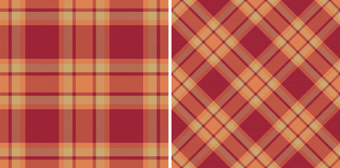 Texture tartan plaid of background textile fabric with a seamless check vector pattern.