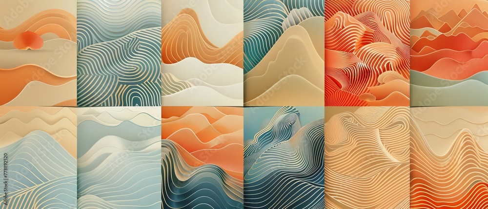 Poster this is a japanese template modern set with geometric backgrounds. it is a modern abstract cover des