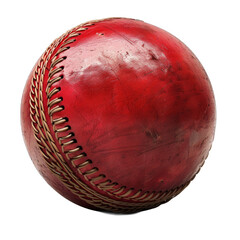 Baseball in red and gold hues against white backdrop. Unique design for baseball enthusiasts