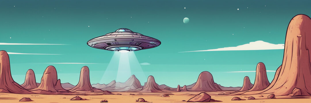 World UFO Day. Ufologist's Day. Unidentified flying object. UFOs on earth