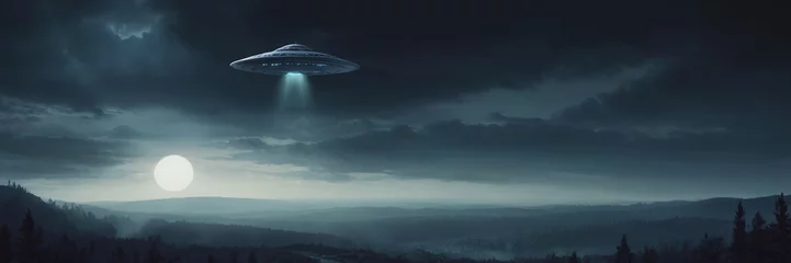 Rugzak World UFO Day. Ufologist's Day. Unidentified flying object. UFOs on earth © Vladislav