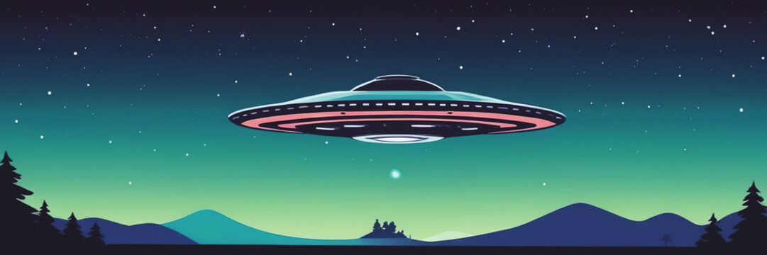World UFO Day. Ufologist's Day. Unidentified flying object. UFOs on earth