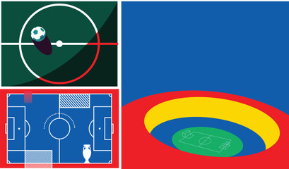 Karachi, Pakistan - March 23, 2023: Vector trophy of the European Football Championship 2024 in Germany vector illustration.
