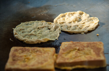 Asian breakfast egg roti