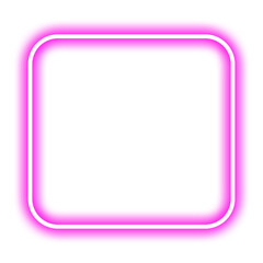 Neon Circle frame with colour
