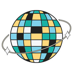 Disco Ball Illustration