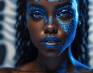 Indigo Essence: A Blue-Eyed African Woman Mystery