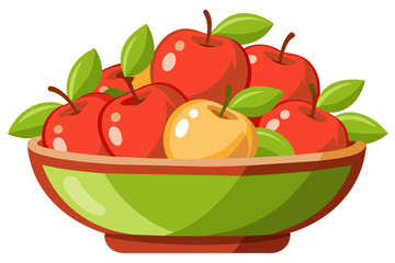 bowl-filled-with-apples-vector-illustration 