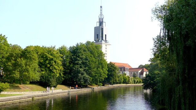 Castle road 31, Potsdam, Germany. Havel River