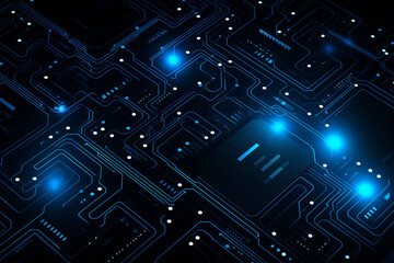 Electronic circuit board with chips