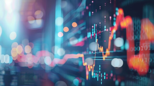 Bond yield curve on a digital screen, crisp detail, focused view, interest rate predictions low noise