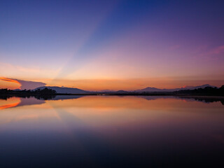 Morning at the reservoir