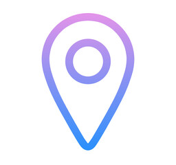 青紫色のグラデーション｜マップマーク