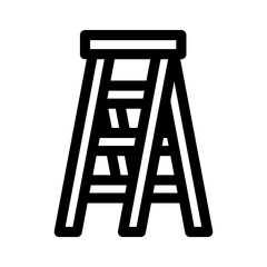 ladder icon or logo isolated sign symbol vector illustration - high quality black style vector icons