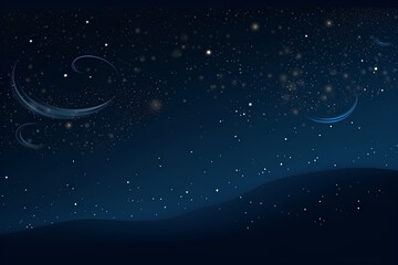 Obraz na płótnie Canvas starry night sky made by midjourney