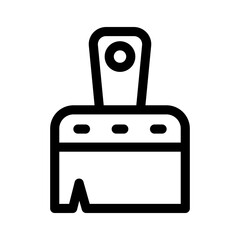 paint brush icon or logo isolated sign symbol vector illustration - high quality black style vector icons
