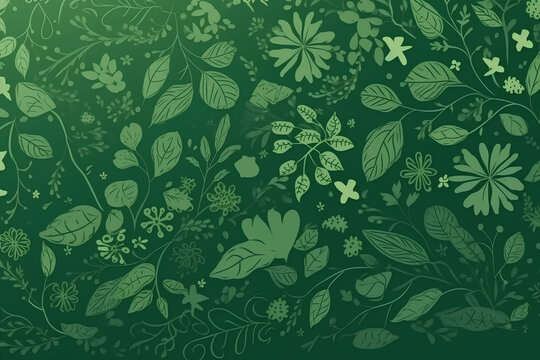 seamless floral pattern made by midjourney