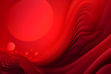 Obraz premium red abstract background made by midjourney