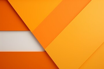 Orange abstract color paper geometry composition background with blank copy space for design geometric pattern 