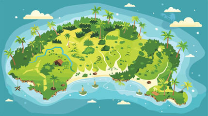 Fototapeta na wymiar Panama map icon vector illustration simple design 2