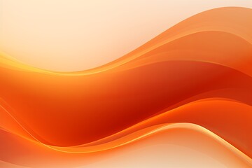 Orange fuzz abstract background, in the style of abstraction creation, stimwave, precisionist lines with copy space wave wavy curve fluid design