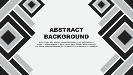 Abstract Grey Background Design Template. Banner Wallpaper Vector Illustration. Grey