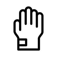 protective gloves icon or logo isolated sign symbol vector illustration - high quality black style vector icons
