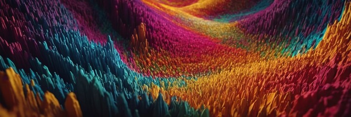 colorful silk textured fabric surface for design purpose.with Generative AI technology	