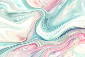 Swirling Pastel Abstract Background in Pink and Blue