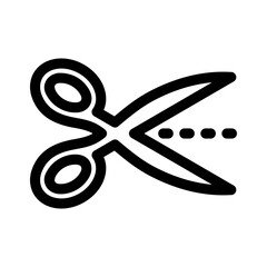 scissors icon or logo isolated sign symbol vector illustration - high quality black style vector icons
