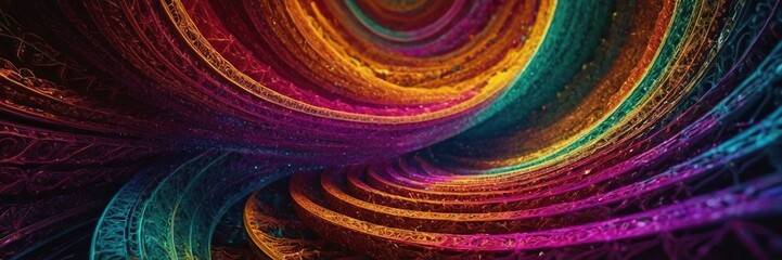 colorful silk textured fabric surface for design purpose.with Generative AI technology	