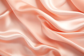 Peach vintage cloth texture and seamless background with copy space silk satin blank backdrop design