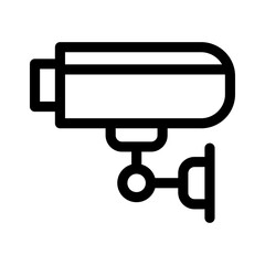 security camera icon or logo isolated sign symbol vector illustration - high quality black style vector icons