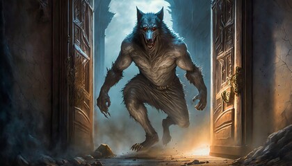 werewolf - obrazy, fototapety, plakaty