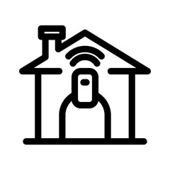 smart home icon or logo isolated sign symbol vector illustration - high quality black style vector icons