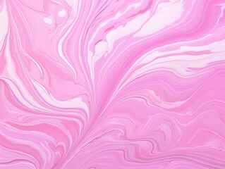 Fototapeta na wymiar Pink fluid art marbling paint textured background with copy space blank texture design 
